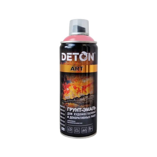 Deton DETON ART - Primer-enamel - Pink - Aerosol, 520 ml DTN-A70685 – buy in Samara | carpaint.kz