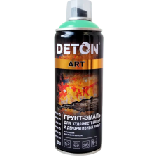 DETON ART - Грунт-эмаль - Бирюзовая - Аэрозоль, 520 мл