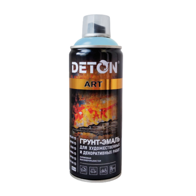 DETON ART - Грунт-эмаль - Голубой лед - Аэрозоль, 520 мл DTN-A70687 – купить в Самаре | Deton | carpaint.kz