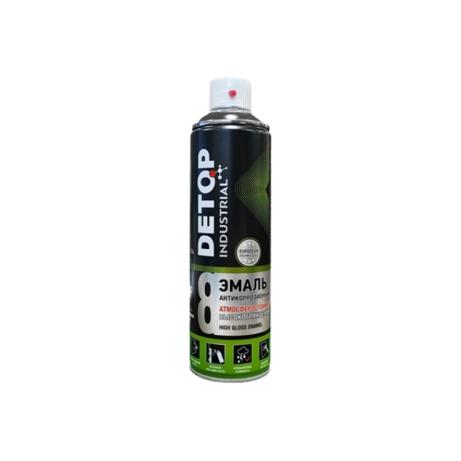 Detop RAL 7024 DETOP No. 8 - 防风雨高光瓷漆 - 石墨灰 - 气溶胶 DTI-A07769 图片 – 萨马拉 | carpaint.kz