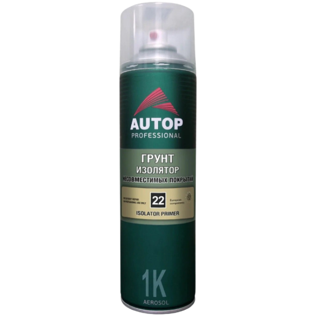 Autop AUTOP No. 22 - 用于不相容涂层的底漆绝缘体 - 沙色 - 气溶胶，650 毫升 АТР-А07825 图片 – 萨马拉 | carpaint.kz