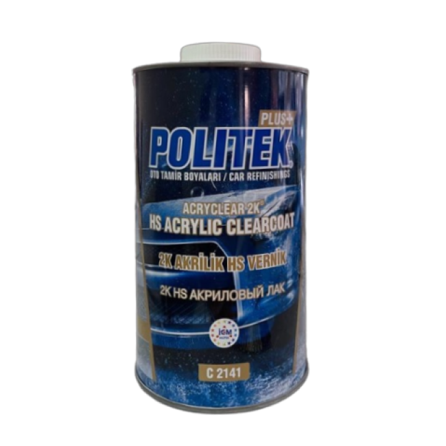 POLITEK Акриловый лак 2К HS комплект 1л. + 0.5л 2K HS UV Универсальный акриловый отвердитель C 2141 – купить в Самаре | Politek | carpaint.kz