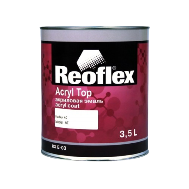 Reoflex MIX Акриловая эмаль 4+1 биндер, 3.5л RX E-03-4+1-3500 – купить в Самаре | Reoflex | carpaint.kz