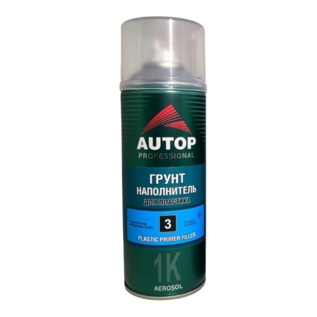 Autop AUTOP No. 3 - 塑料底漆填充剂 - 灰色 - 气雾剂，650 毫升 АТР-А07830 图片 – 萨马拉 | carpaint.kz