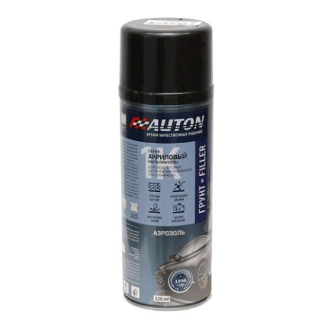 Auton Acrylic primer-filler (Filler), AUTON, Black, aerosol 520 ml ATN-A70619 – buy in Samara | carpaint.kz