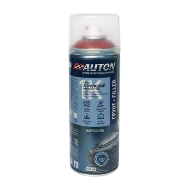 Auton Acrylic primer-filler (Filler), AUTON, Red-brown, aerosol 520 ml ATN-A07366 – buy in Samara | carpaint.kz