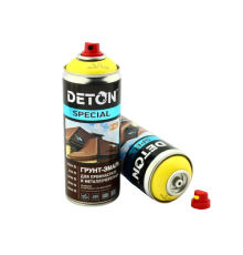 RAL 1018 DETON SPECIAL - Грунт-эмаль для металлочерепицы - Цинковый желтый - Аэрозоль, 520 мл