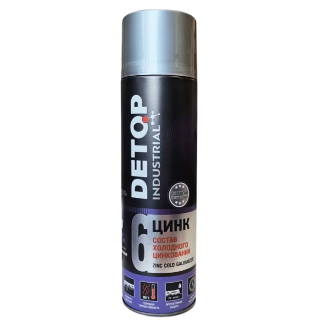 Detop Aerosol DETOP No. 6 cold galvanizing composition, aerosol 650 ml DTI-A07679 – buy in Samara | carpaint.kz