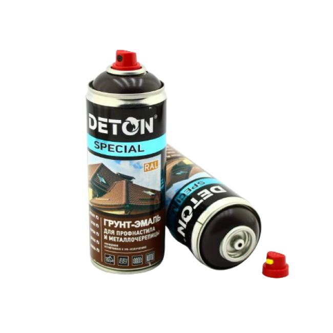 Deton Special RAL 8019 DETON SPECIAL - Primer-enamel for metal tiles - Gray-brown - Aerosol, 520 ml DTN-A07291 – buy in Samara | carpaint.kz
