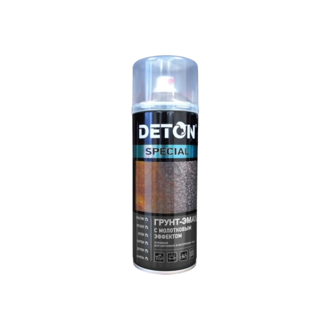 DETON SPECIAL - Грунт-эмаль молотковая - Бронзовая - Аэрозоль, 520 мл DTN-A70886 – купить в Самаре | Deton | carpaint.kz