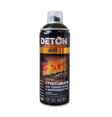 Грунт-эмаль для художественных и декоративных работ DETON ART,  Metropolis grey, аэрозоль 520 мл