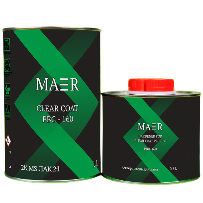 Лак 2К MS MAER 2:1 PBC-160 – купить в Самаре | MAER | carpaint.kz