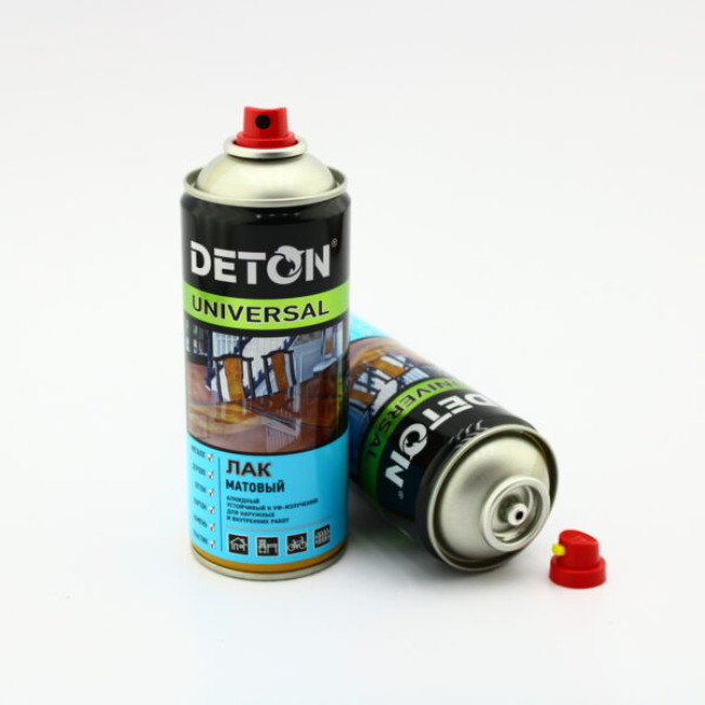 Deton Universal S9029 Varnish Matt universal alkyd aerosol, 520 ml Deton/Deton Universal DTN-A07569 – buy in Samara | carpaint.kz