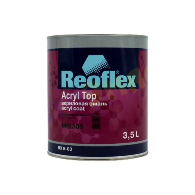 300 MIX Акрил эмаль 4+1, қызыл оксид, 3,5л RX E-03-300-3500 – Самарада сатып алу | Reoflex | carpaint.kz