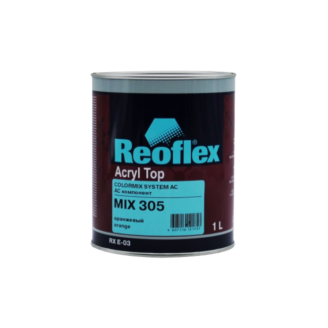 Reoflex 305 MIX 丙烯酸搪瓷 4+1，橙色，1l RX E-03-305-1000 图片 – 萨马拉 | carpaint.kz