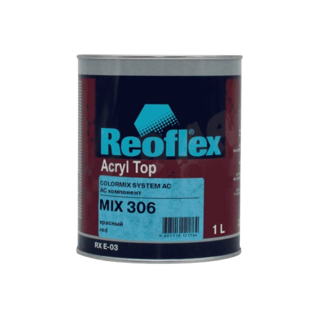 Reoflex 306 MIX Acrylic enamel 4+1, Red, 1l RX E-03-306-1000 – buy in Samara | carpaint.kz