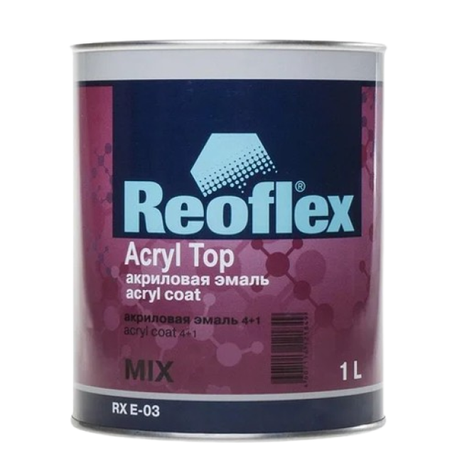 Reoflex 405 MIX 丙烯酸珐琅 4+1，紫罗兰色，1l RX E-03-405-1000 图片 – 萨马拉 | carpaint.kz