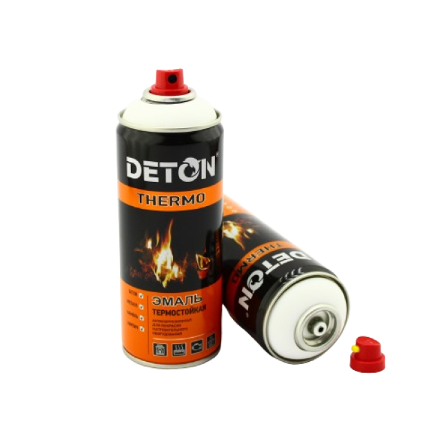 Deton DETON THERMO - 耐热瓷釉 - 白色 - 气雾剂，520 毫升 DTN-A70789 图片 – 萨马拉 | carpaint.kz
