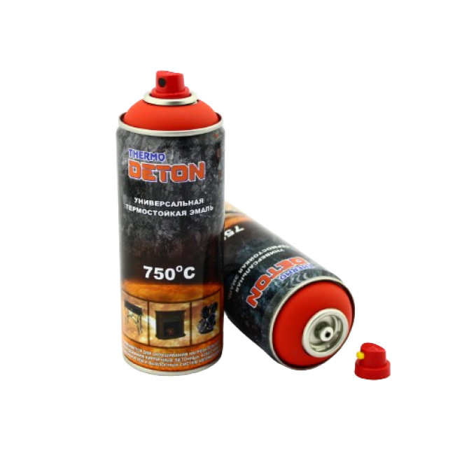 Deton DETON THERMO - 耐热瓷釉 - 红色 - 气雾剂，520 毫升 DTN-A70788 图片 – 萨马拉 | carpaint.kz