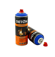 DETON THERMO - 耐热瓷釉 - 蓝色 - 气雾剂，520 毫升