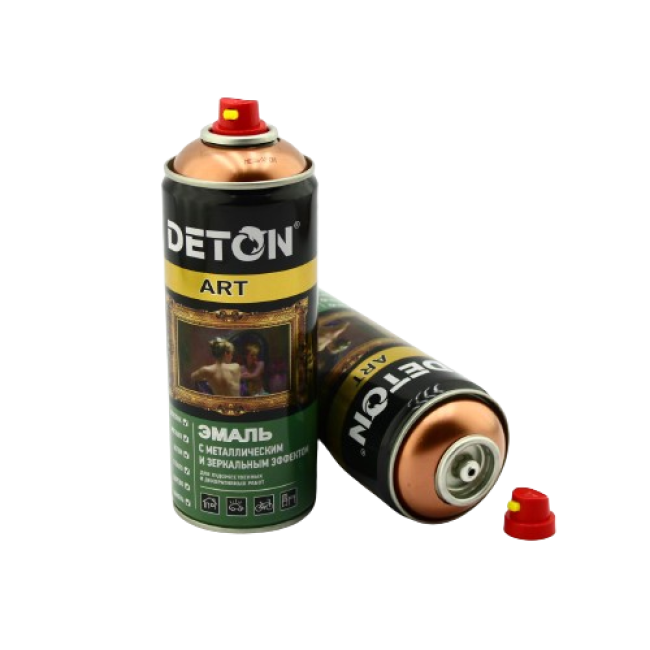 Deton DETON ART - 金属珐琅 - 青铜铬 - 气雾剂，520 毫升 DTN-07581 图片 – 萨马拉 | carpaint.kz