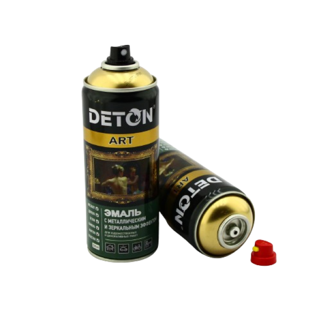 Deton DETON ART - 金属珐琅 - 金铬 - 气雾剂，520 毫升 DTN-A70690 图片 – 萨马拉 | carpaint.kz
