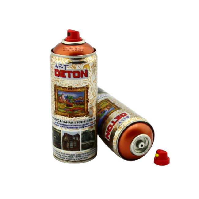 Deton DETON ART - 金属珐琅 - 红铜装饰 - 气雾剂，520 毫升 DTN-A70280 图片 – 萨马拉 | carpaint.kz
