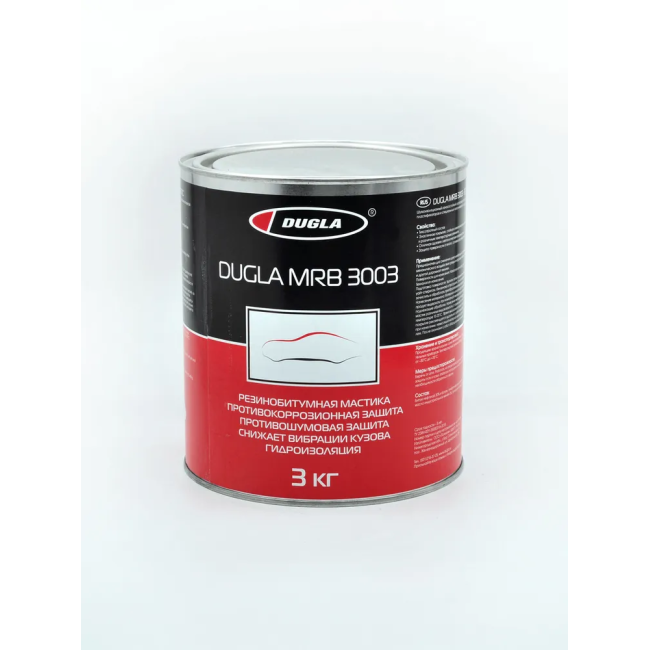 Мастика резина битумная Dugla 3 кг D010103 – купить в Самаре | Dugla | carpaint.kz