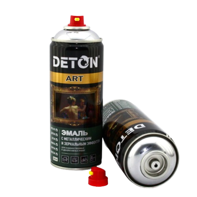Deton DETON ART - 金属珐琅 - 超铬 - 气雾剂，520 毫升 DTN-A70663 图片 – 萨马拉 | carpaint.kz