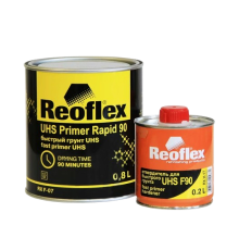 Reoflex 2К Грунт UHS Акриловый 4+1 Светло-серый + Отвердитель, 0,8л+0,2л