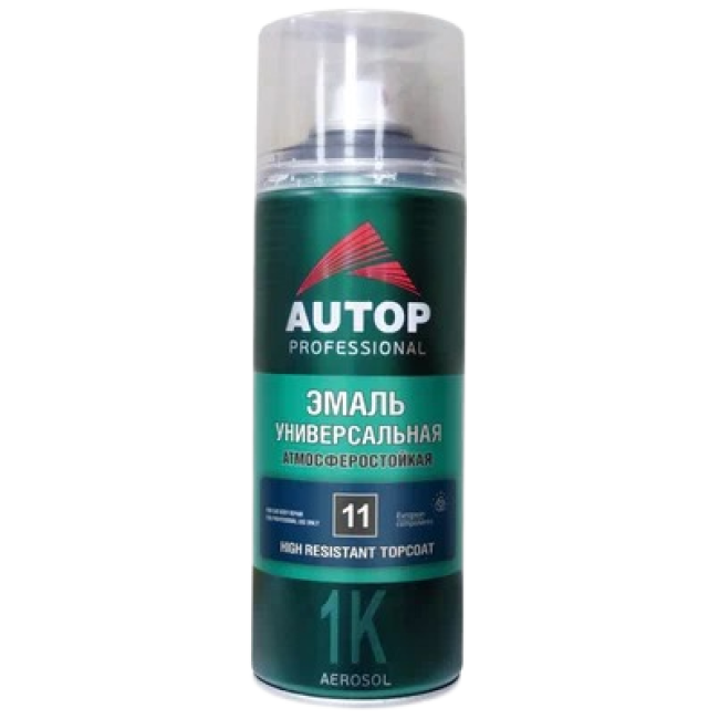Autop AUTOP No. 11 - 醇酸瓷漆 - 白色光泽 - 气雾剂，520 毫升 ATP-A07333 图片 – 萨马拉 | carpaint.kz