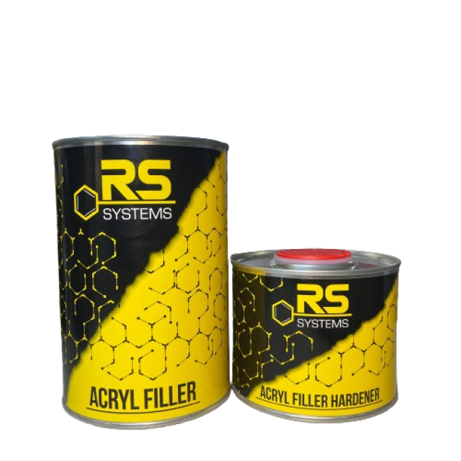 RS SYSTEMS Грунт акриловый заполняющий 5+1 HS, Серый, 0.75+0.15л RS S5+1 - 750+150 – купить в Самаре | RS SYSTEMS | carpaint.kz