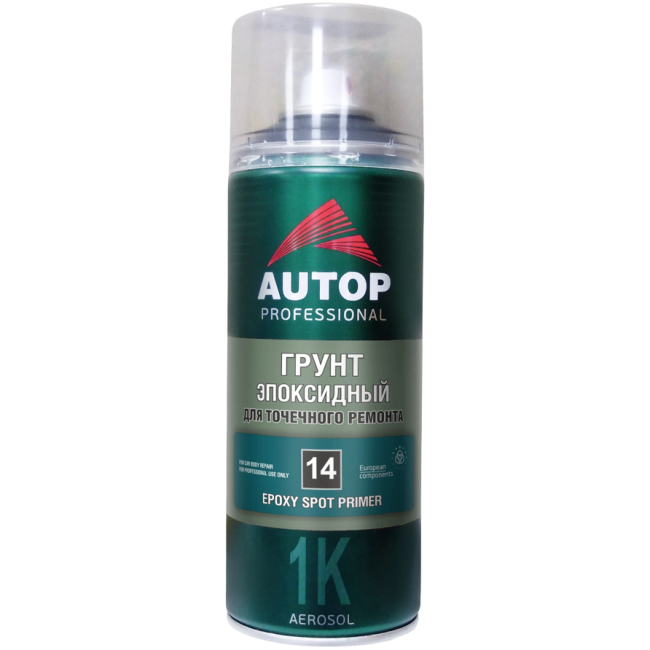 AUTOP №14 - Грунт эпоксидный для точечного ремонта - Серый - Аэрозоль, 520 мл ATP-A07242 – купить в Самаре | Autop | carpaint.kz