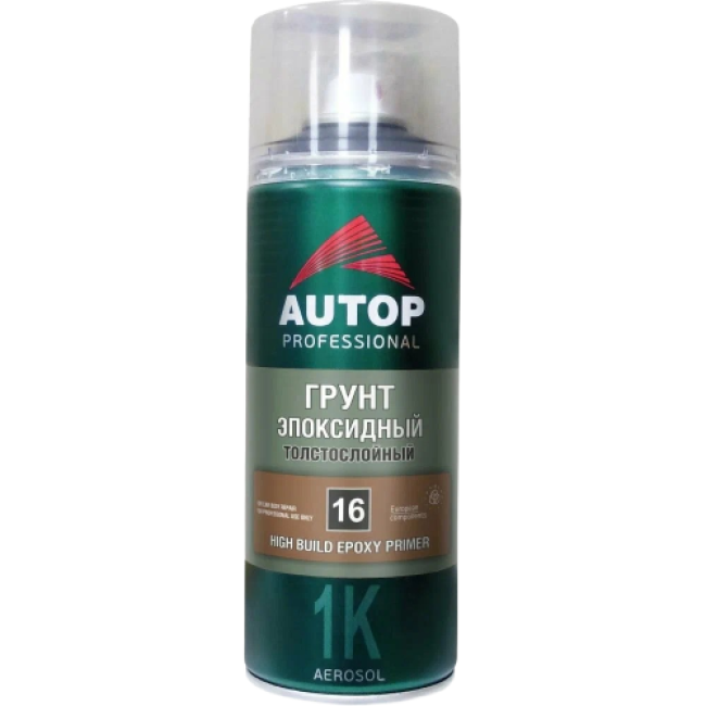 Autop AUTOP No. 16 - 厚层环氧底漆 - 灰色 - 气雾剂，520 毫升 ATP-A07233 图片 – 萨马拉 | carpaint.kz