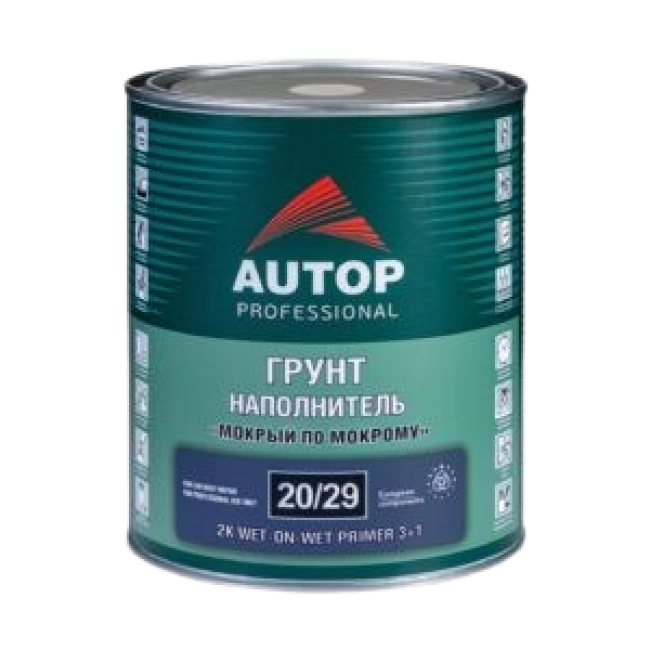 Autop AUTOP 20/29 - 2K Primer-filler wet on wet 3+1 - Gray - Can, 1l ATP-PR20/29-1/P3 – buy in Samara | carpaint.kz