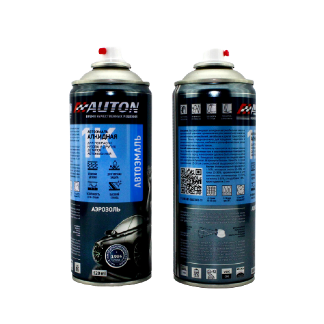 AN 107 Авто эмаль Алкид AUTON, Баклажан, аэрозоль 520 мл ATN-A46108 – Самарада сатып алу | Auton | carpaint.kz