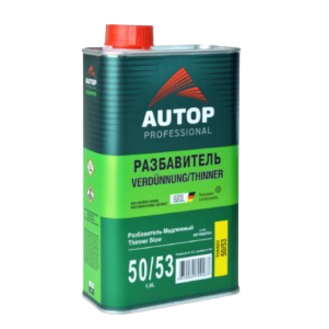 Autop AUTOP 50/53 - Slow Acrylic Thinner - Can, 1l ATP-TR50/53-1 – buy in Samara | carpaint.kz